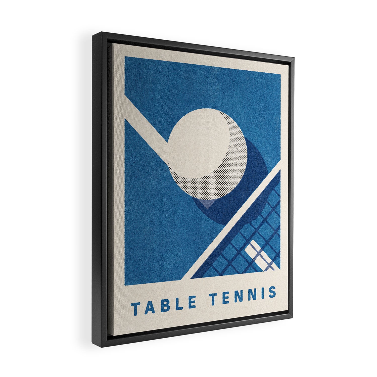 BALLS - Table Tennis - Summer Games Framed Canvas Print Gallery Image 2