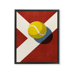 BALLS / Tennis (Clay Court) Framed Canvas Print Gallery Image 6