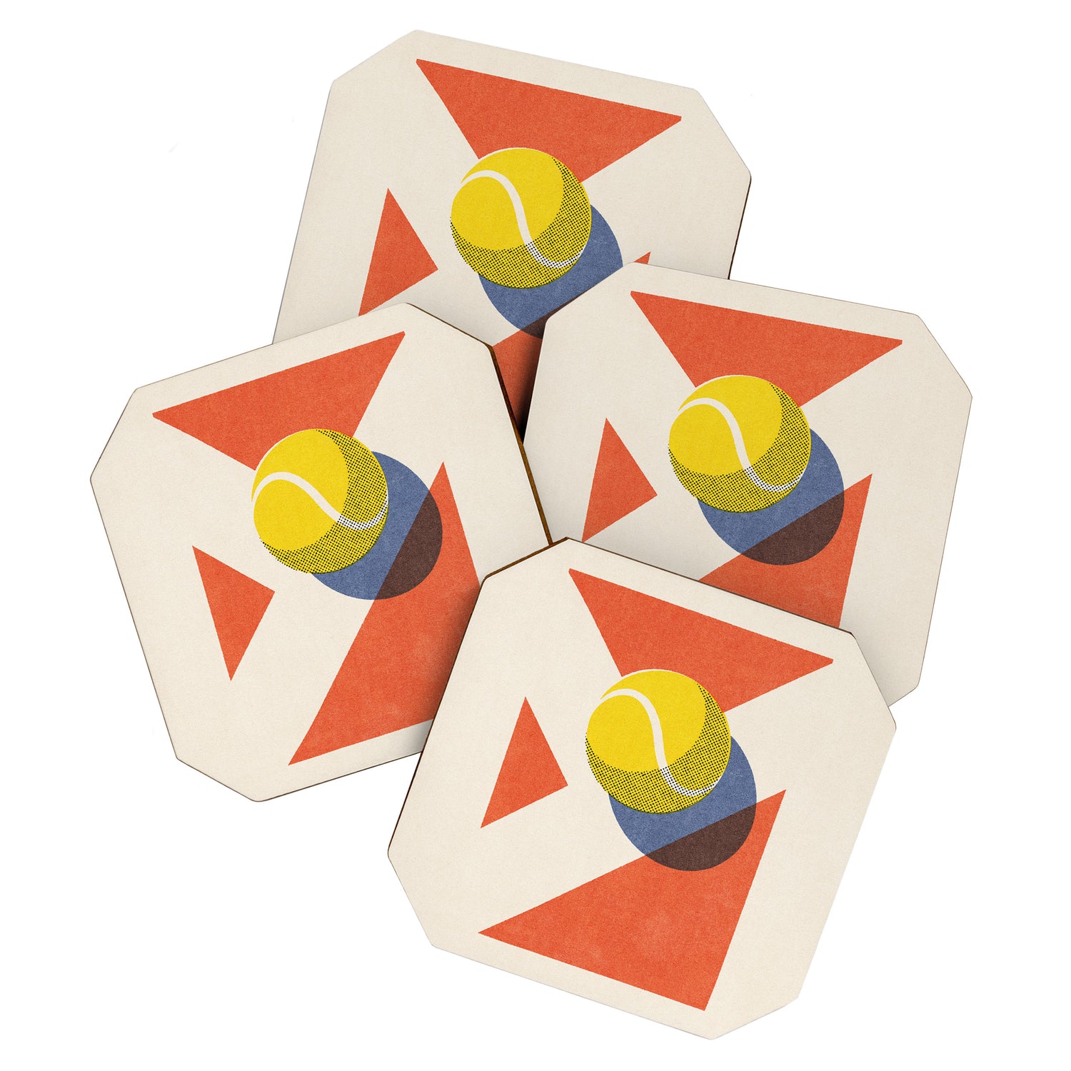 BALLS - Tennis - Clay Court - II b Coaster Gallery Image 1