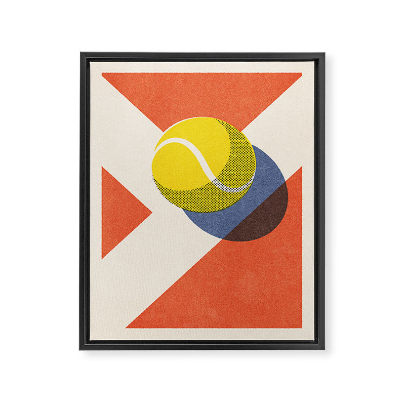 BALLS - Tennis - Clay Court - II b Framed Canvas Print Gallery Image 6