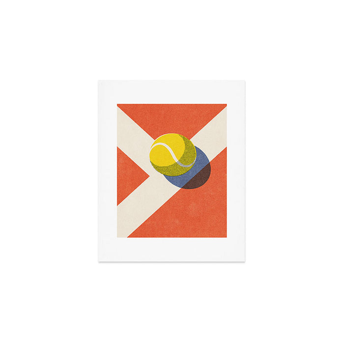 BALLS - Tennis - Clay Court - II Art Print Gallery Image 1