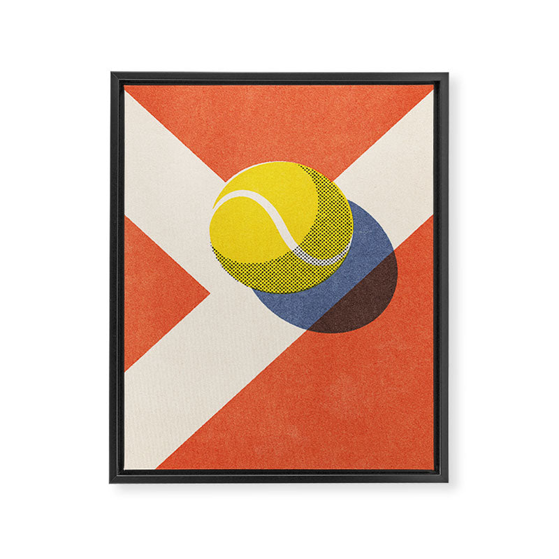 BALLS - Tennis - Clay Court - II Framed Canvas Print Gallery Image 8
