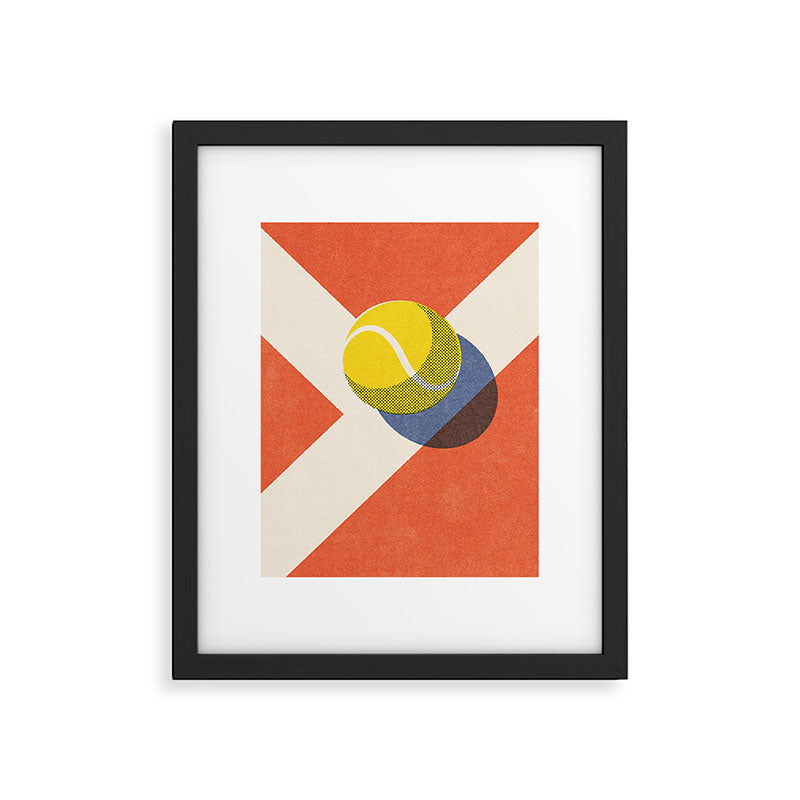 BALLS - Tennis - Clay Court - II Framed Art Print Gallery Image 6