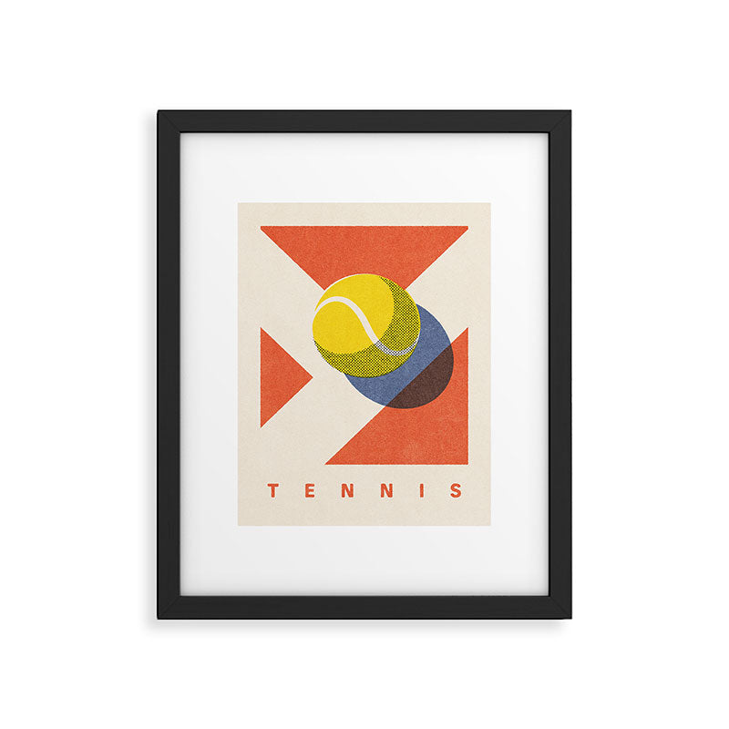 BALLS - Tennis - Clay Court - Summer Games Framed Art Print Gallery Image 5