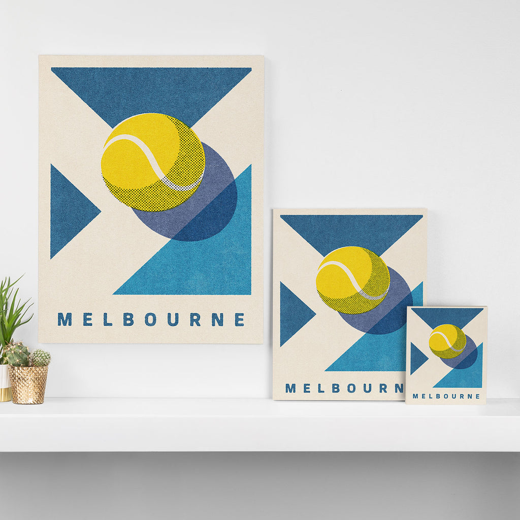 BALLS - Tennis - Grand Slam - Melbourne Canvas Print Gallery Image 3