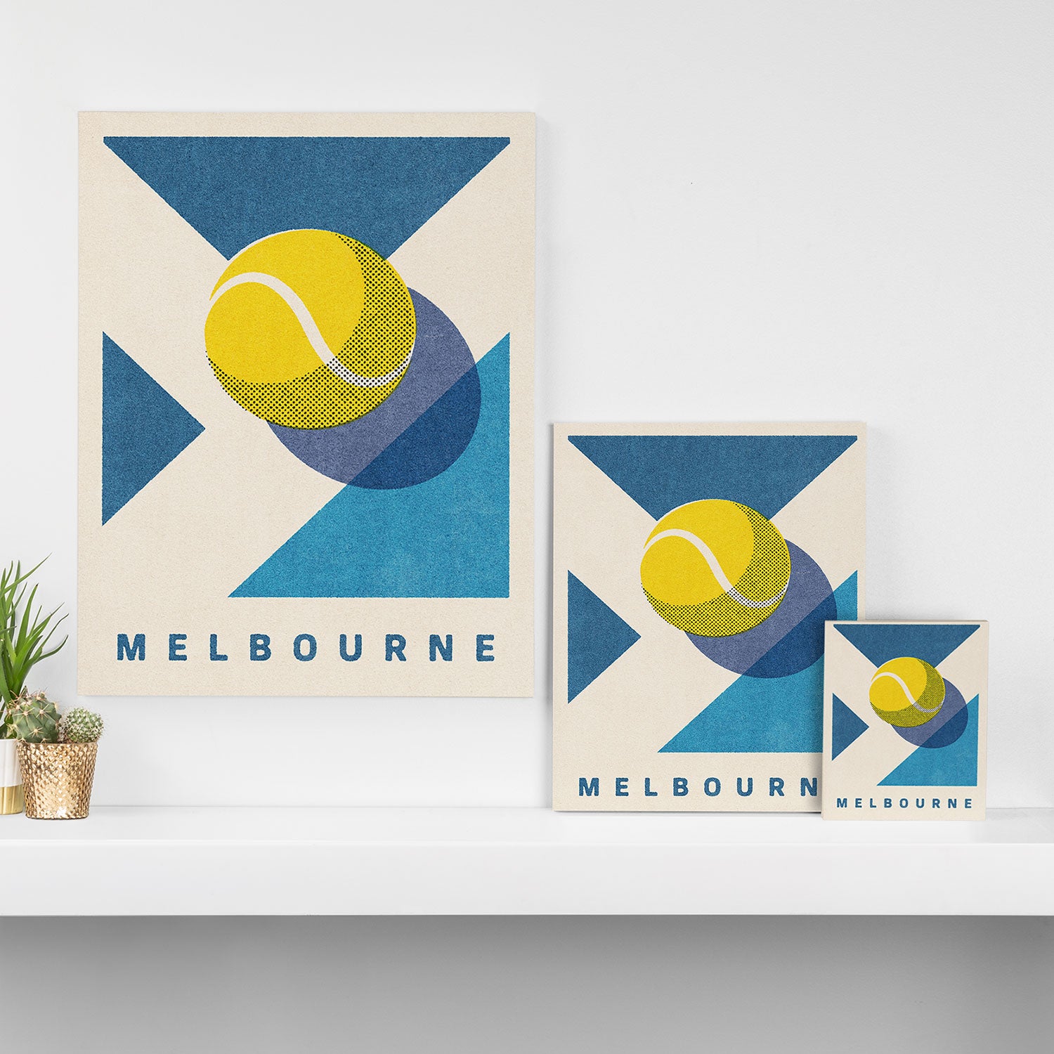 BALLS - Tennis - Grand Slam - Melbourne Canvas Print Gallery Image 3