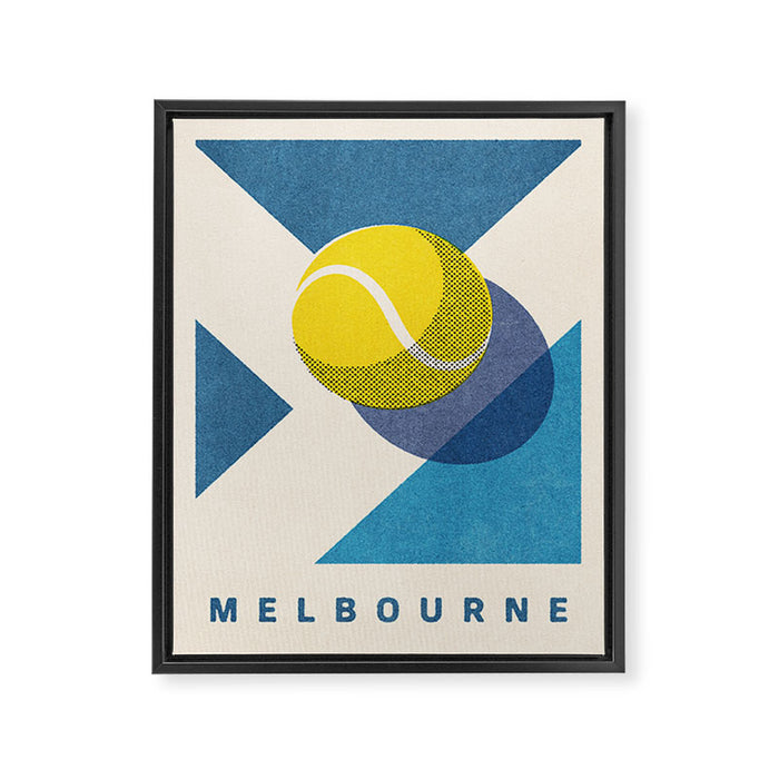 BALLS - Tennis - Grand Slam - Melbourne Framed Canvas Print Gallery Image 1