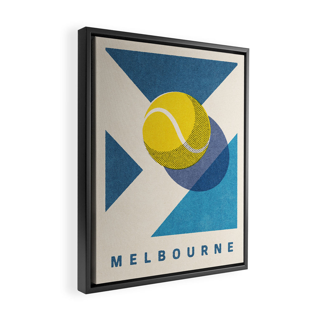 BALLS - Tennis - Grand Slam - Melbourne Framed Canvas Print Gallery Image 2