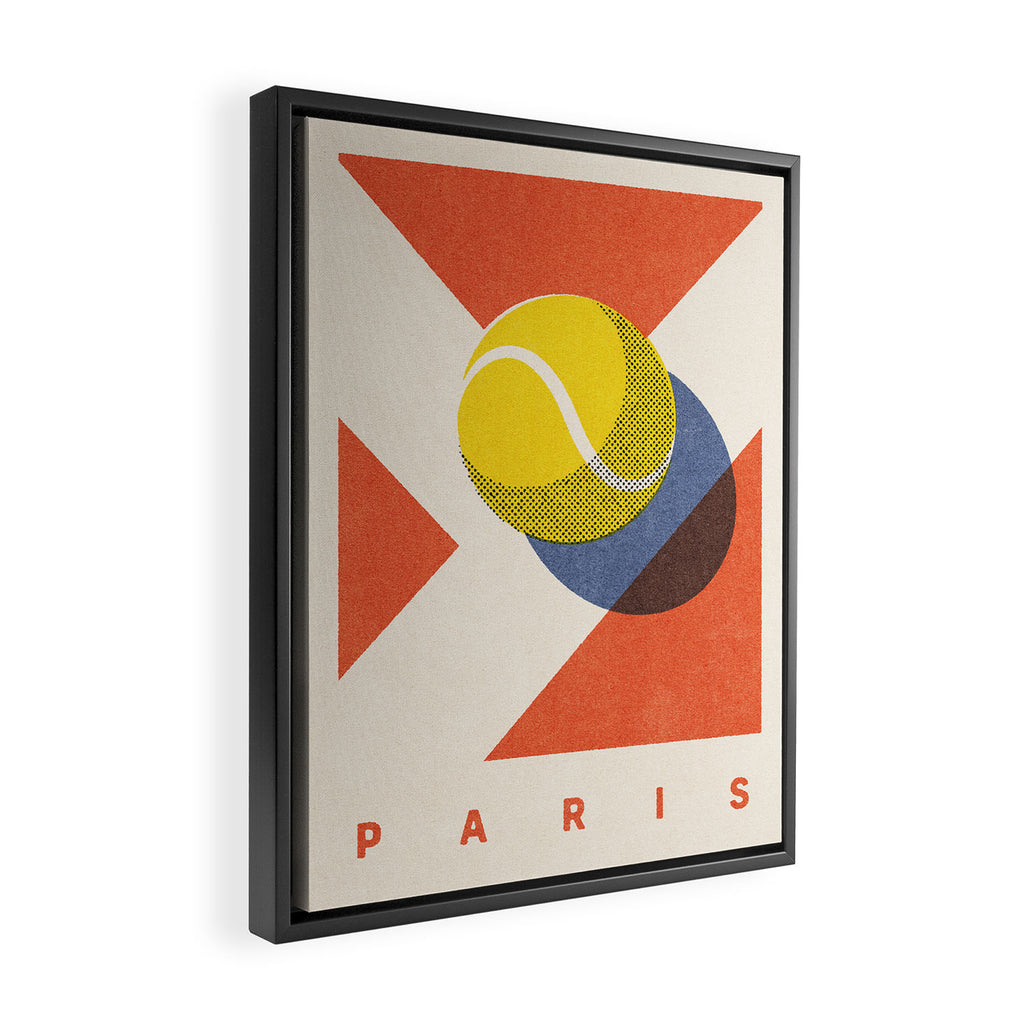 BALLS - Tennis - Grand Slam - Paris Framed Canvas Print Gallery Image 2