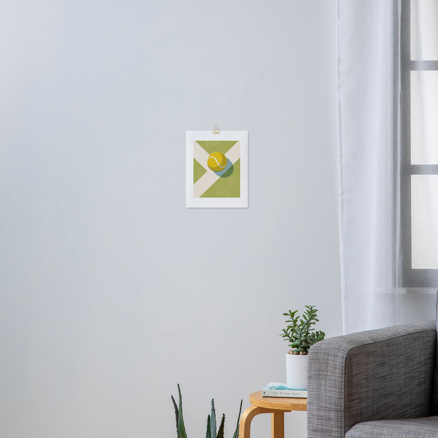BALLS / Tennis (Grass Court) Art Print Gallery Image 3