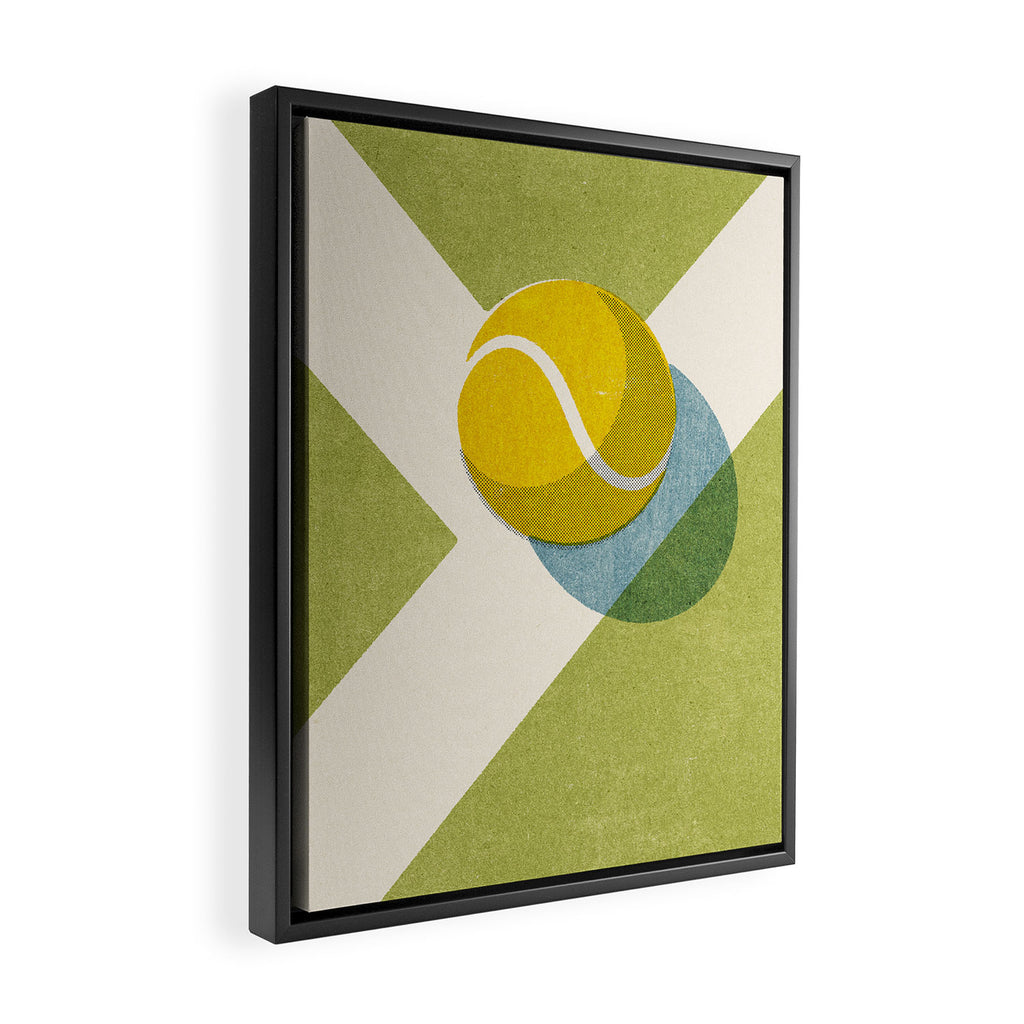 BALLS / Tennis (Grass Court) Framed Canvas Print Gallery Image 2