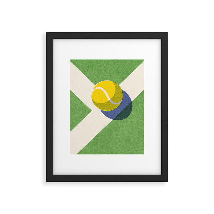 BALLS / Tennis - grass court I Framed Art Print Gallery Image 1