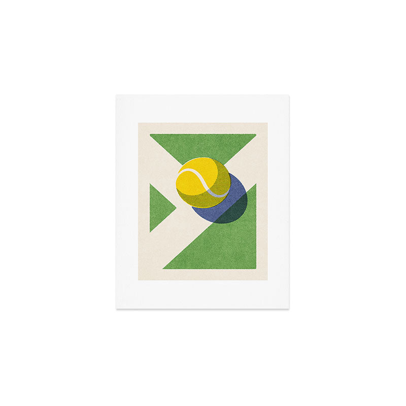 BALLS / Tennis - grass court II Art Print Gallery Image 1
