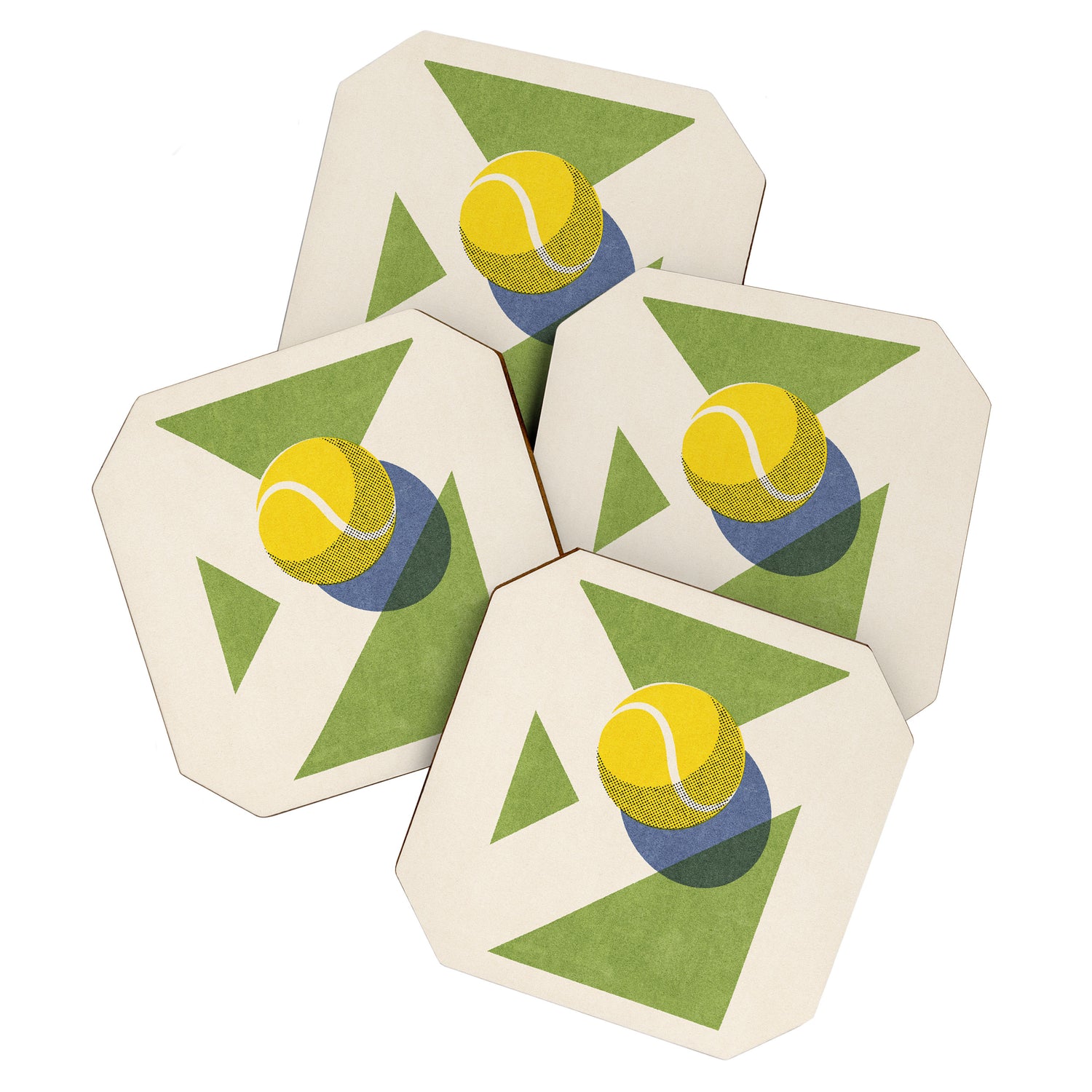 BALLS - Tennis - Grass Court - II b Coaster Gallery Image 1