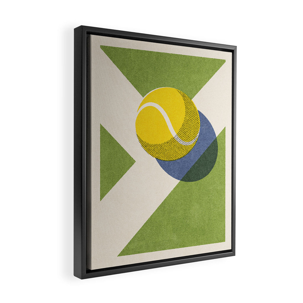 BALLS - Tennis - Grass Court - II b Framed Canvas Print Gallery Image 2