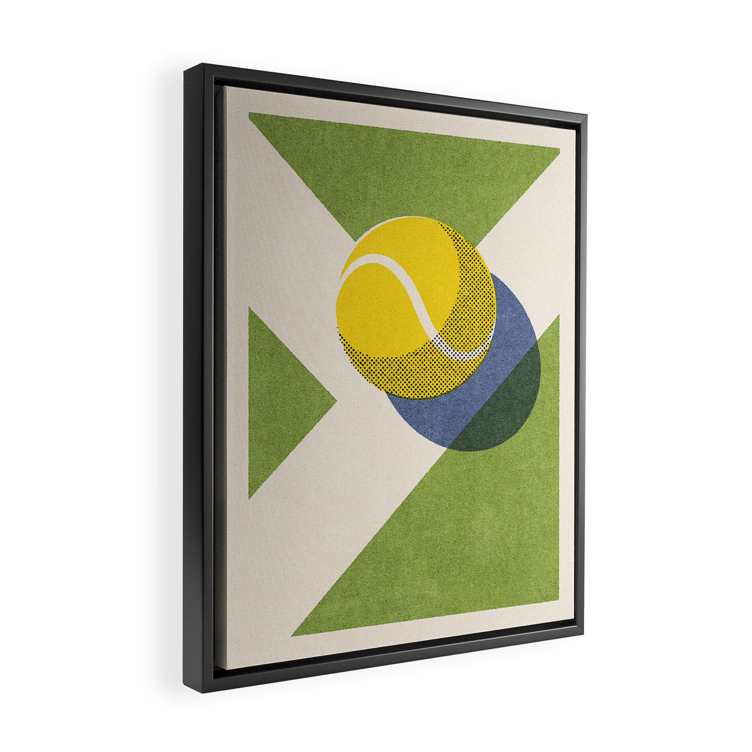 BALLS - Tennis - Grass Court - II b Framed Canvas Print Gallery Image 2