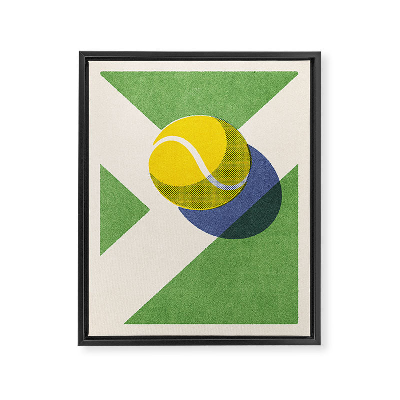 BALLS / Tennis - grass court II Framed Canvas Print Gallery Image 6