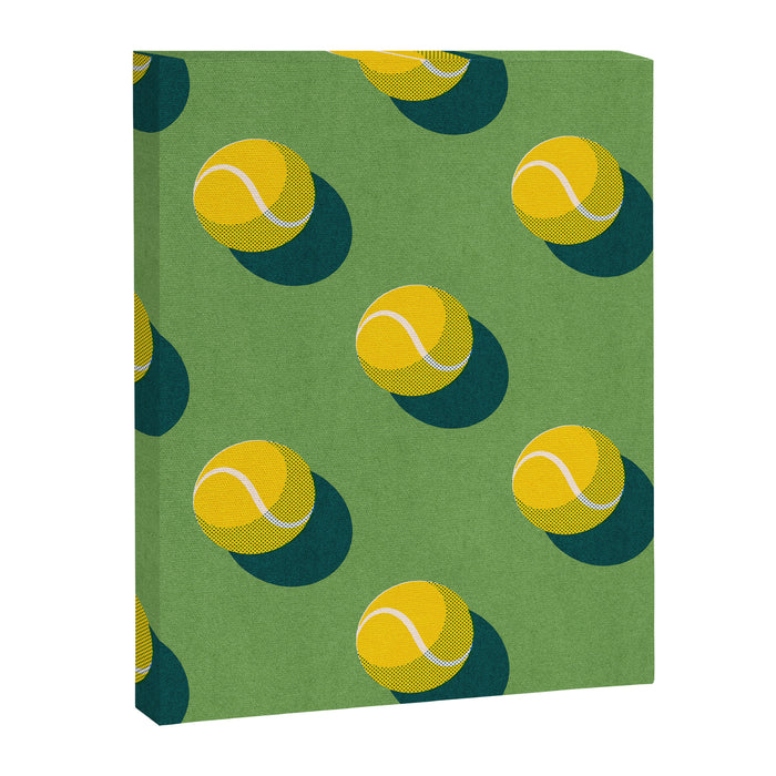 BALLS Tennis - grass court - pattern Canvas Print Gallery Image 1
