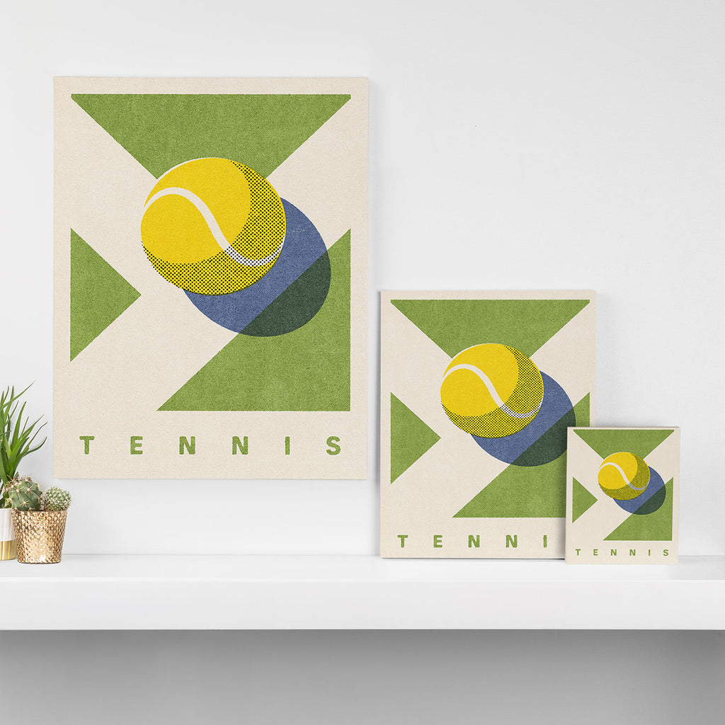BALLS - Tennis - Grass Court - Summer Games Canvas Print Gallery Image 3