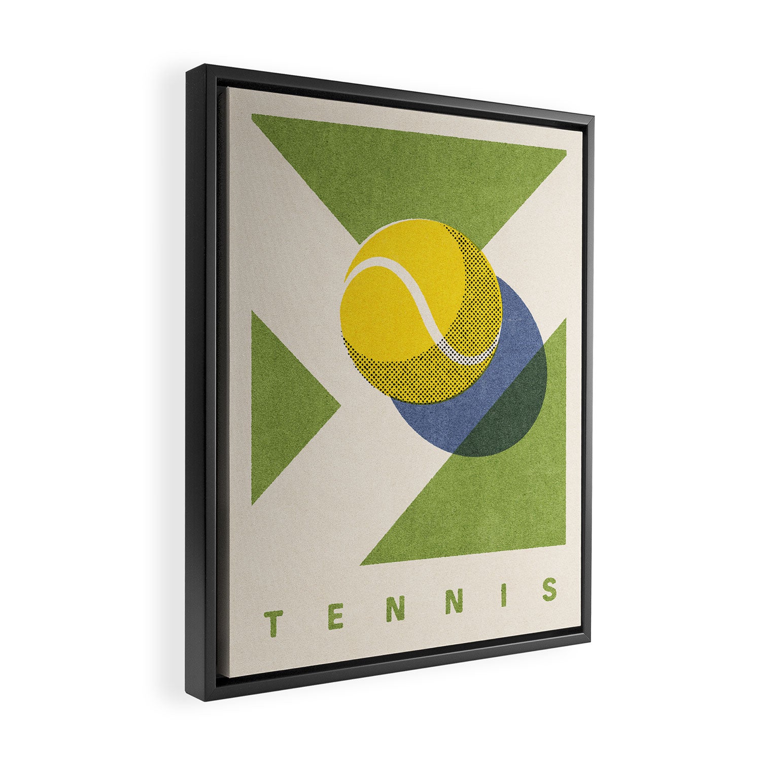 BALLS - Tennis - Grass Court - Summer Games Framed Canvas Print Gallery Image 2