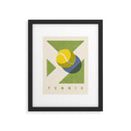 BALLS - Tennis - Grass Court - Summer Games Framed Art Print Gallery Image 4