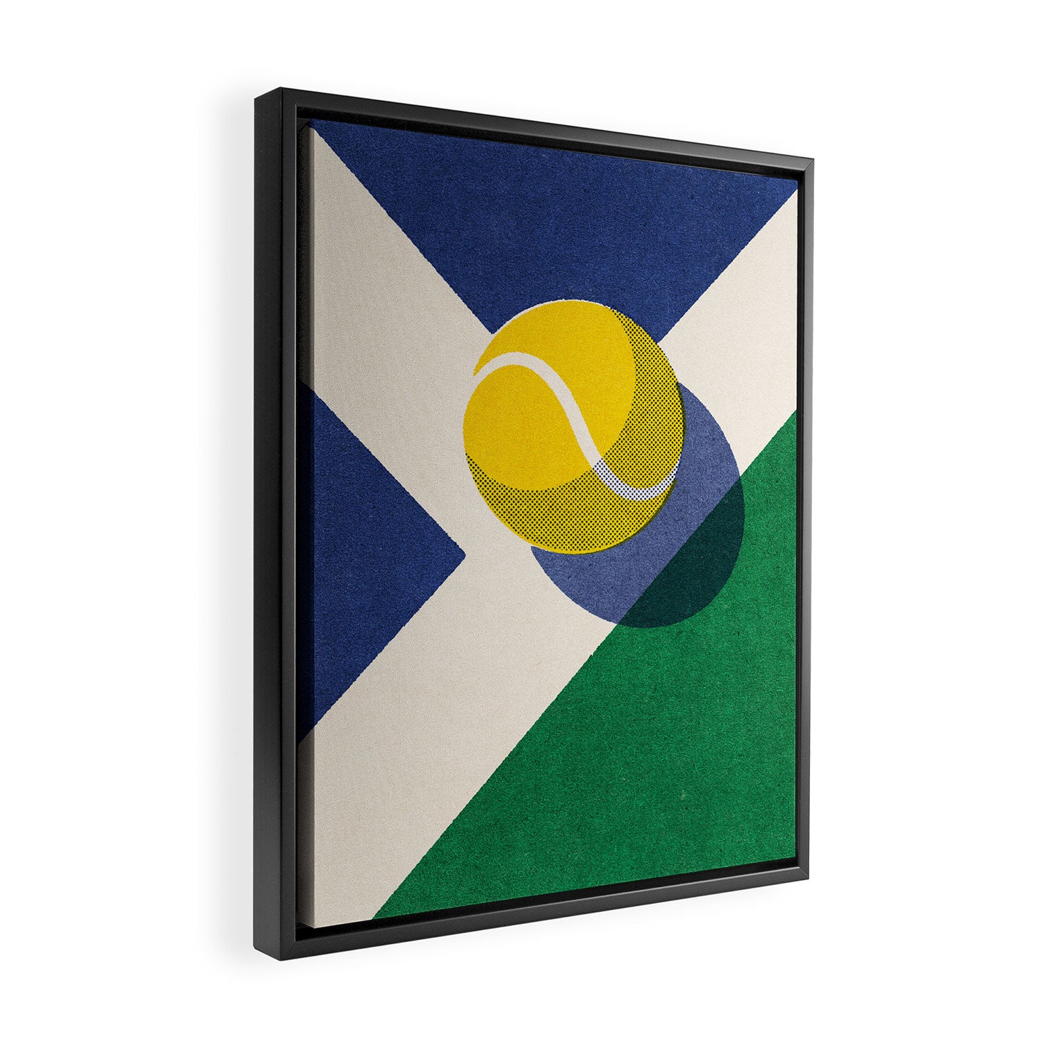 BALLS / Tennis - hard court I Framed Canvas Print Gallery Image 2