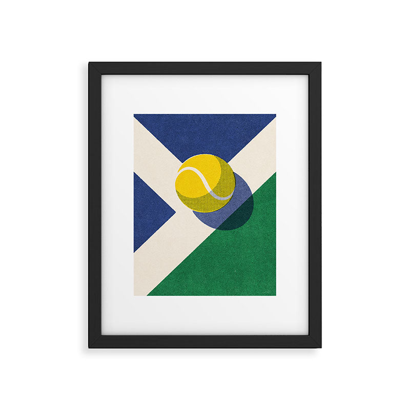 BALLS / Tennis - hard court I Framed Art Print Gallery Image 5