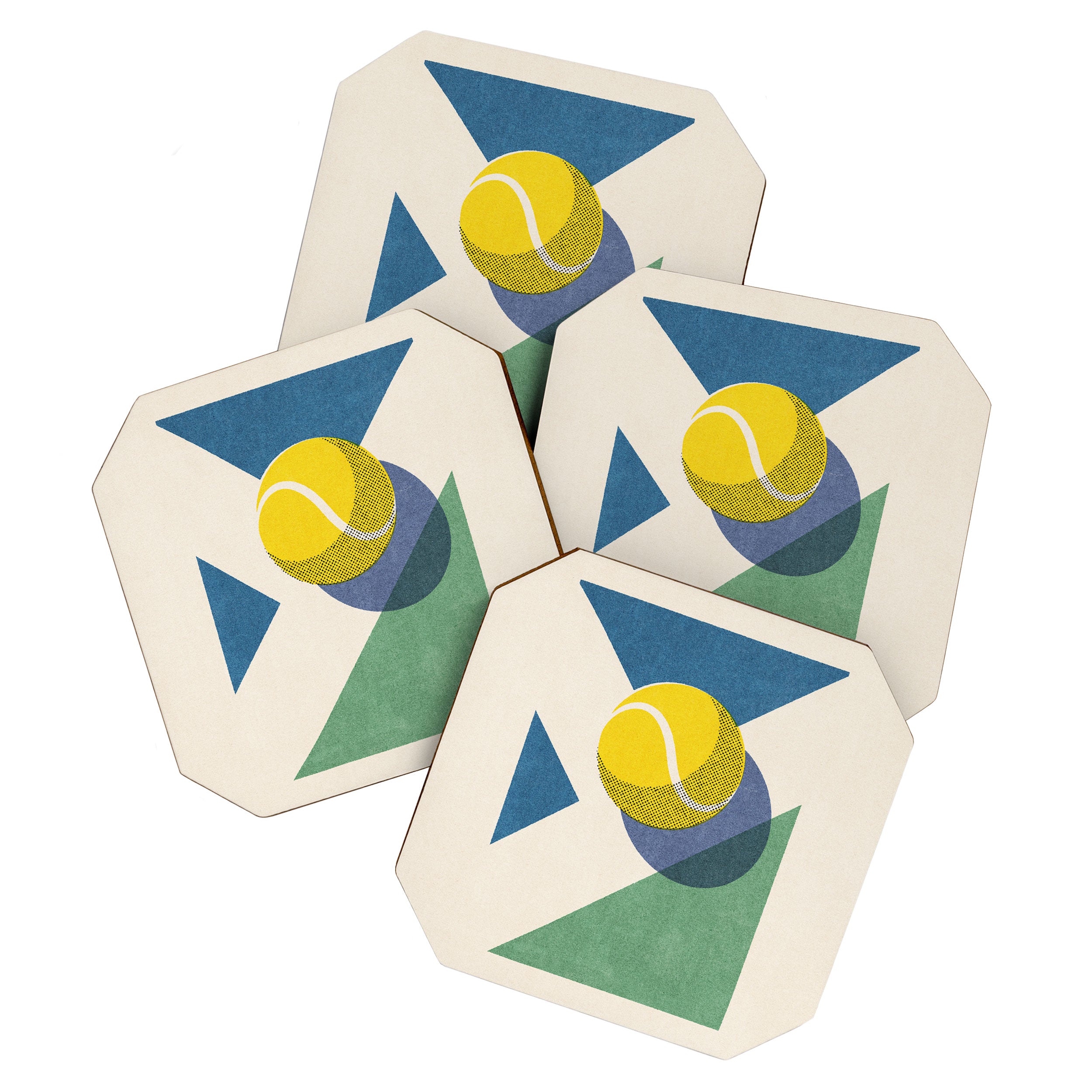 BALLS - Tennis - Hard Court - II b Coaster Gallery Image 1