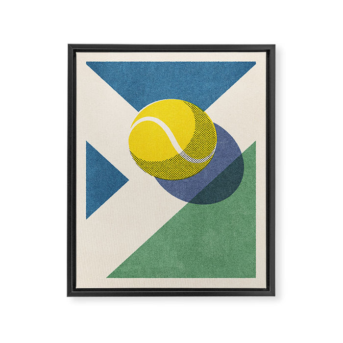 BALLS - Tennis - Hard Court - II b Framed Canvas Print Gallery Image 1