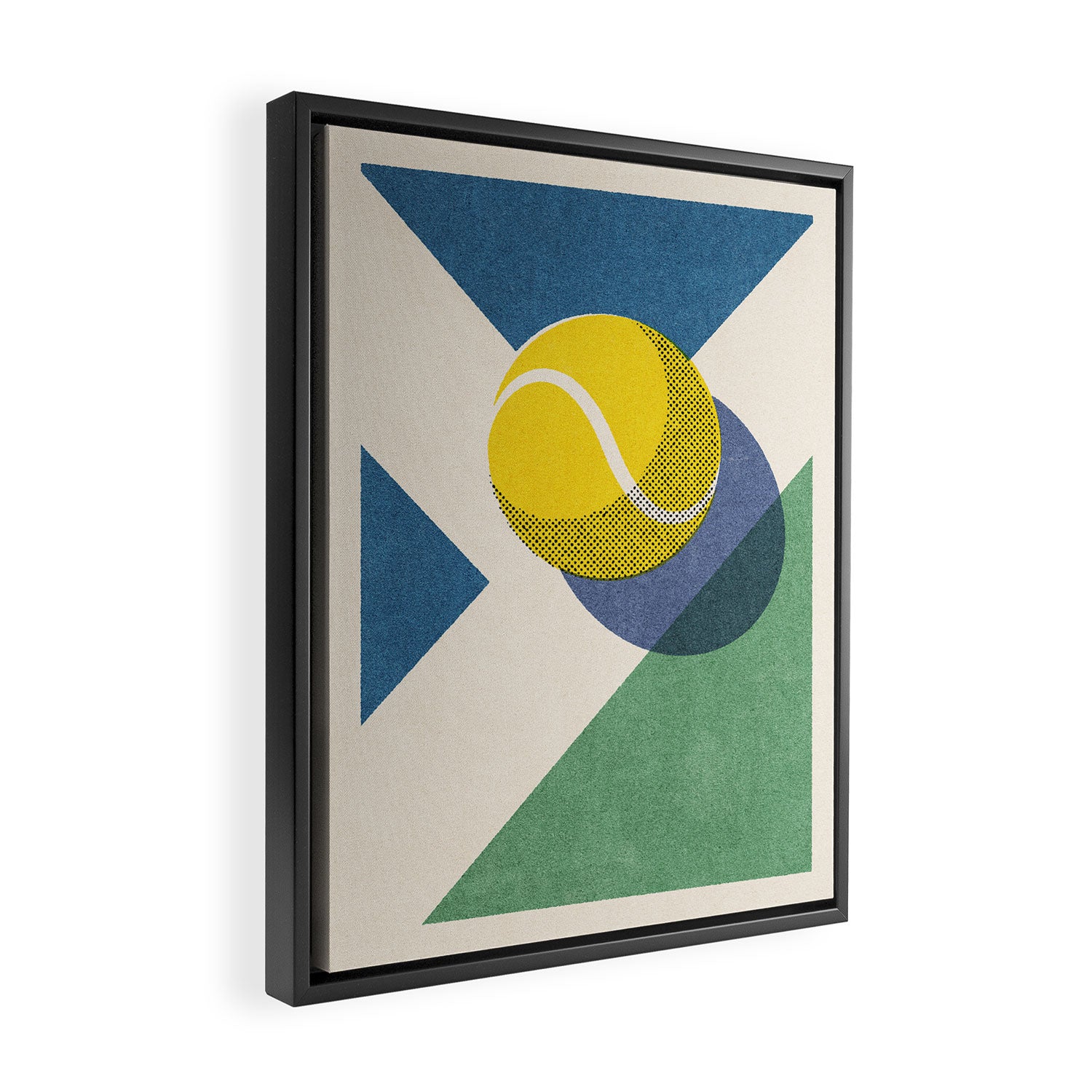 BALLS - Tennis - Hard Court - II b Framed Canvas Print Gallery Image 2