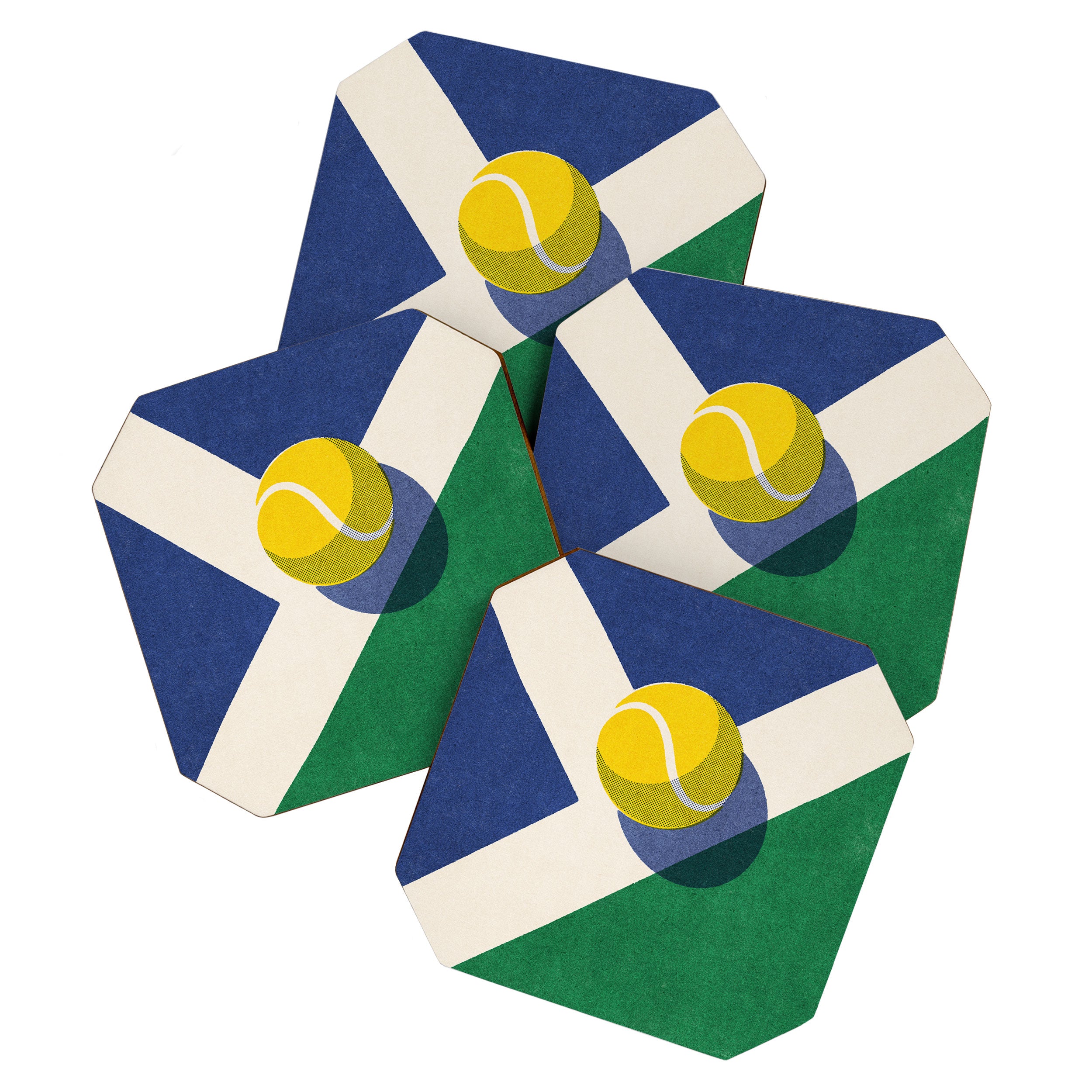 BALLS / Tennis - hard court II Coaster Gallery Image 1