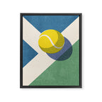 BALLS - Tennis - Hard Court - II Framed Canvas Print Gallery Image 8