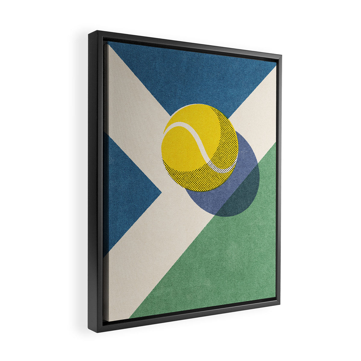 BALLS - Tennis - Hard Court - II Framed Canvas Print Gallery Image 2