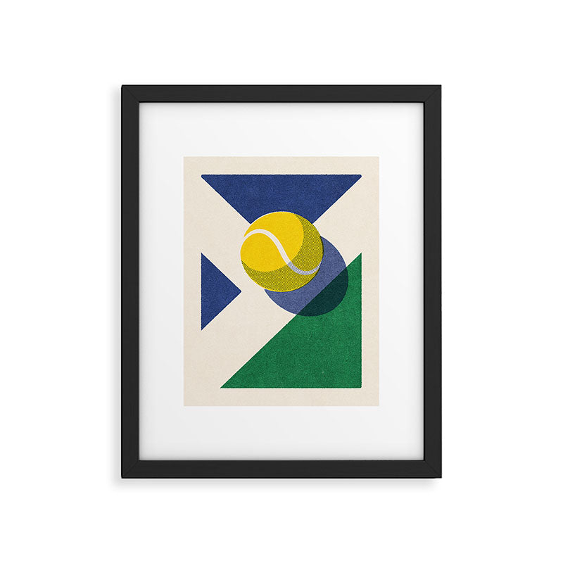 BALLS / Tennis - hard court II Framed Art Print Gallery Image 5