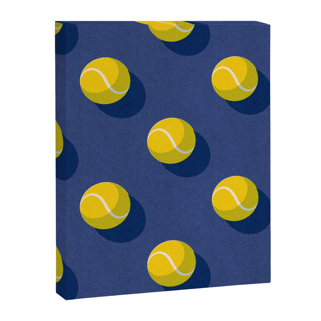 BALLS Tennis - hard court - pattern Canvas Print Gallery Image 6