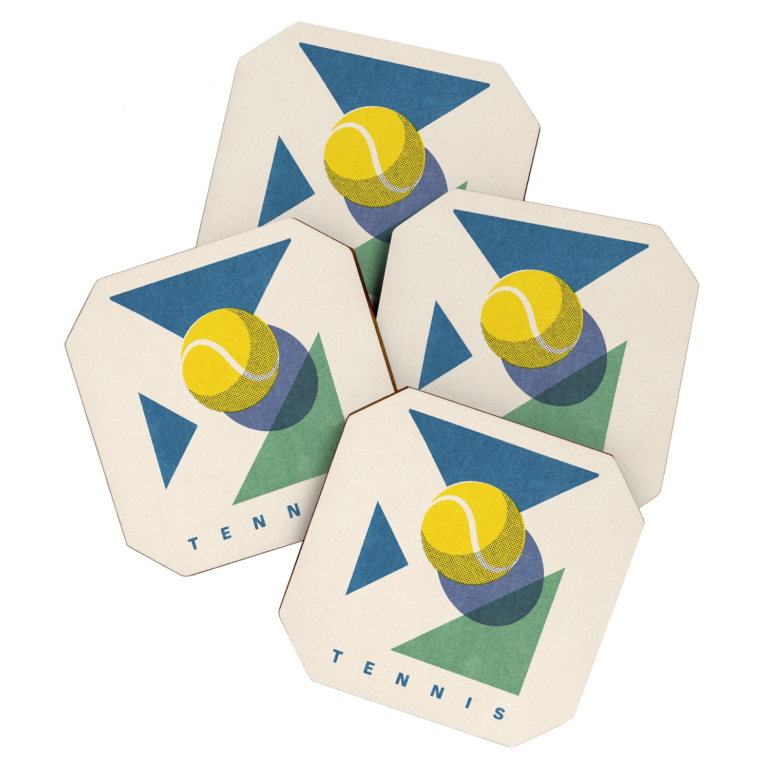 BALLS - Tennis - Hard Court - Summer Games Coaster Gallery Image 1