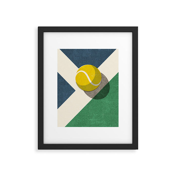 BALLS / Tennis (Hard Court) Framed Art Print Gallery Image 1