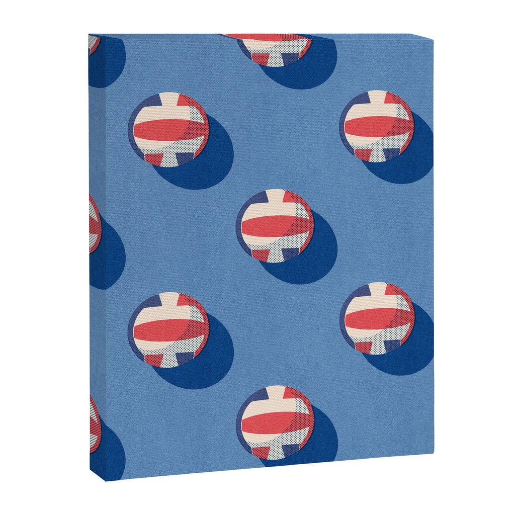 BALLS Volleyball - pattern Canvas Print Gallery Image 6