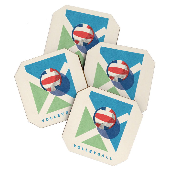 BALLS - Volleyball - Summer Games Coaster Gallery Image 1