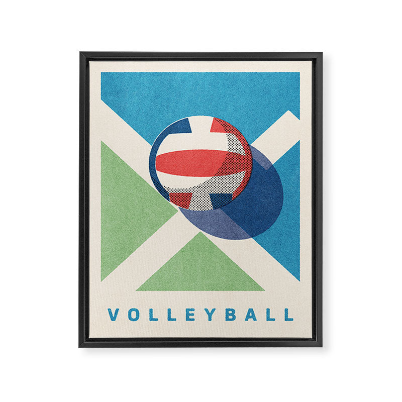 BALLS - Volleyball - Summer Games Framed Canvas Print Gallery Image 6