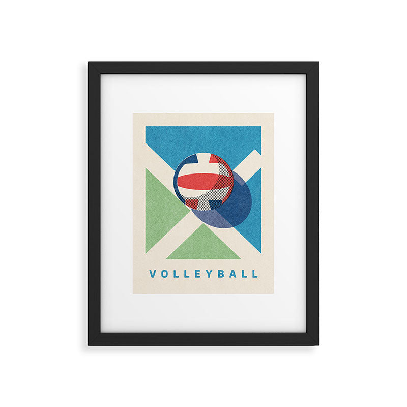 BALLS - Volleyball - Summer Games Framed Art Print Gallery Image 5