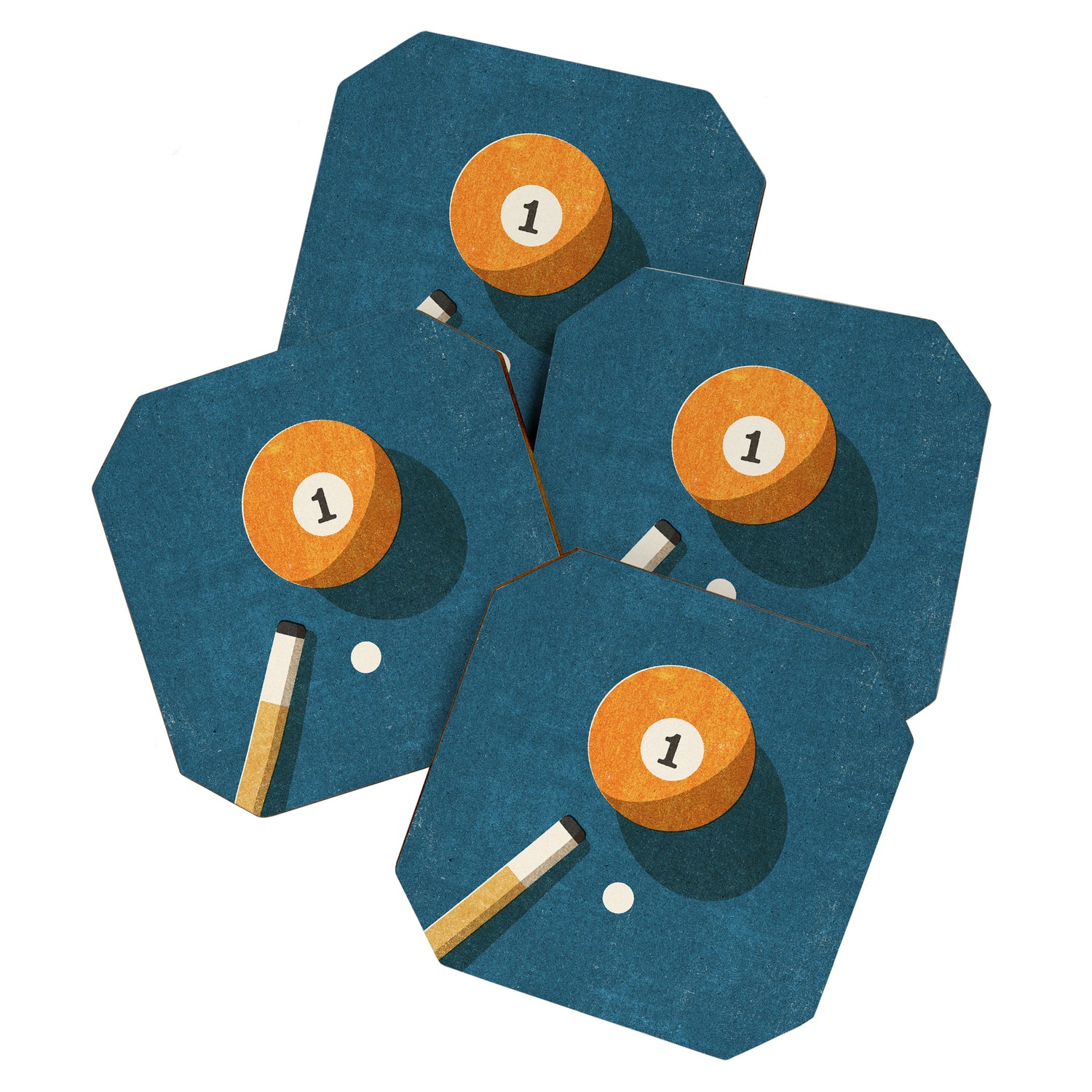 BILLIARDS / Ball 1 Coaster Gallery Image 1