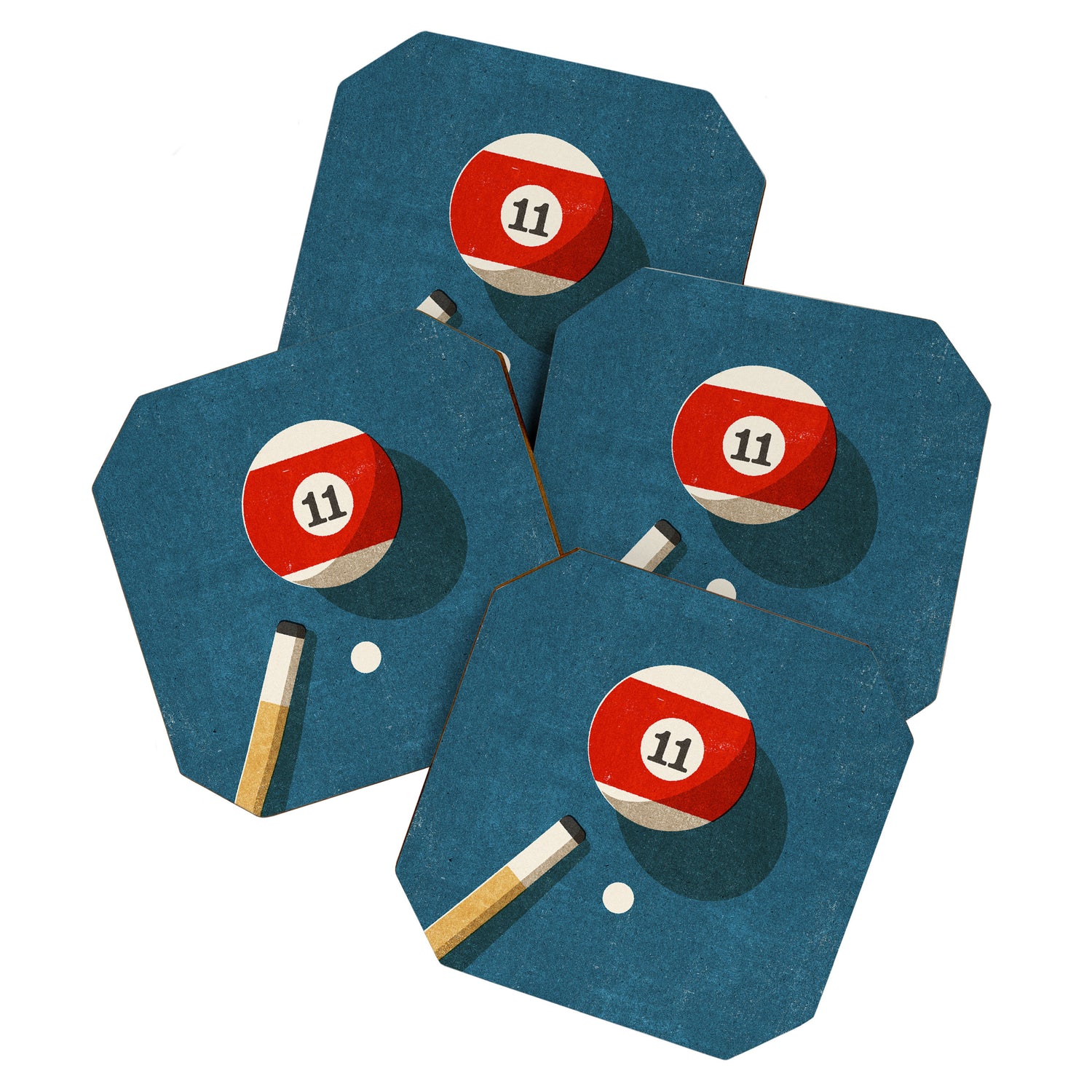 BILLIARDS / Ball 11 Coaster Gallery Image 1