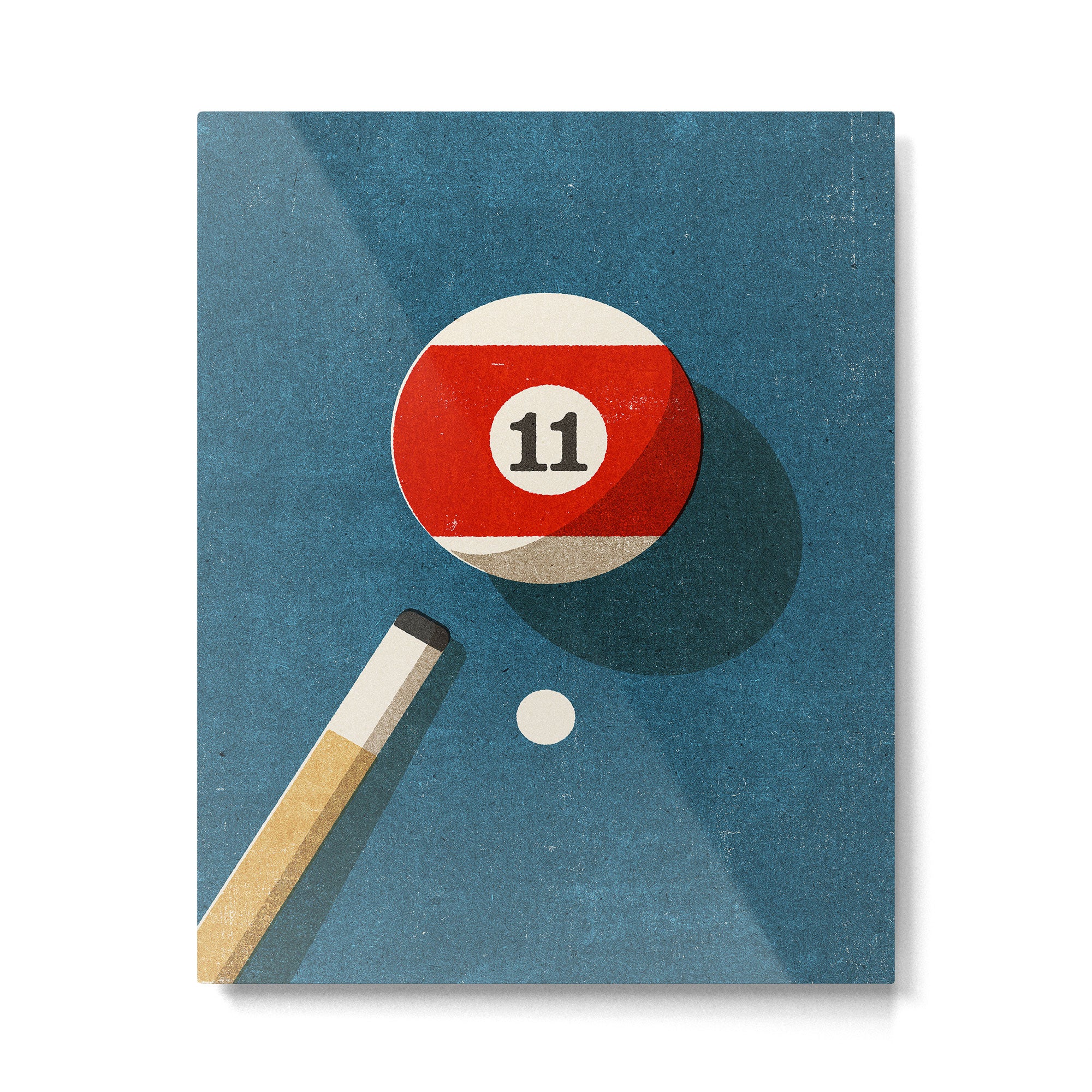 BILLIARDS / Ball 11 Metal Print Gallery Image 4