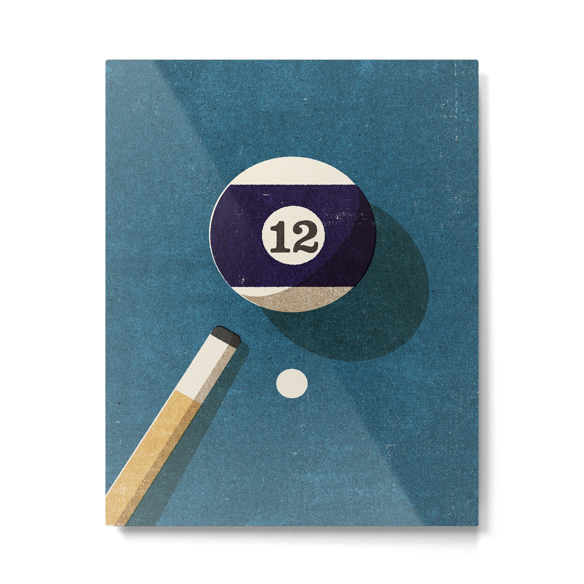 BILLIARDS / Ball 12 Metal Print Gallery Image 4