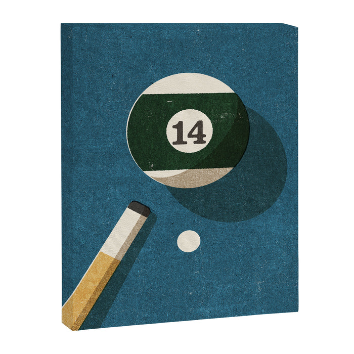 BILLIARDS / Ball 14 Canvas Print Gallery Image 1