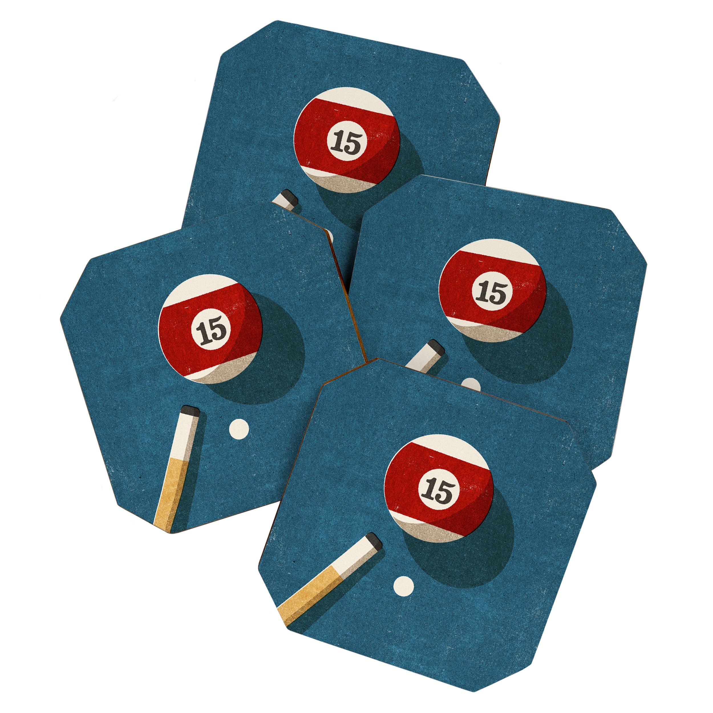 BILLIARDS / Ball 15 Coaster Gallery Image 1