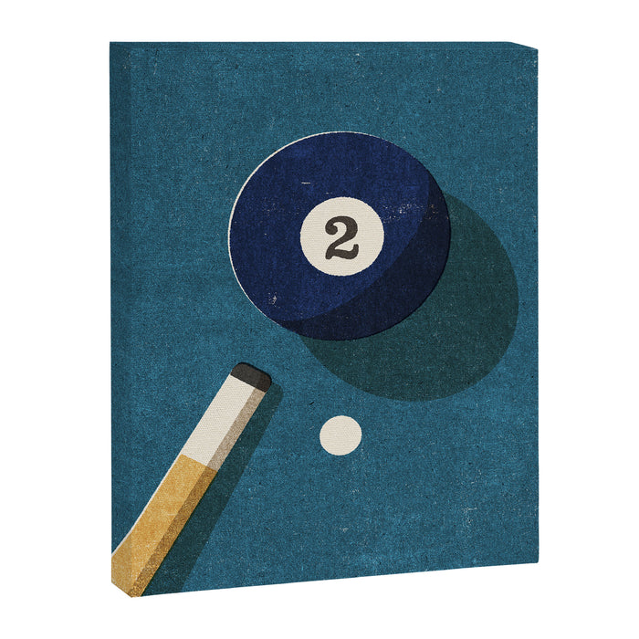 BILLIARDS / Ball 2 Canvas Print Gallery Image 1