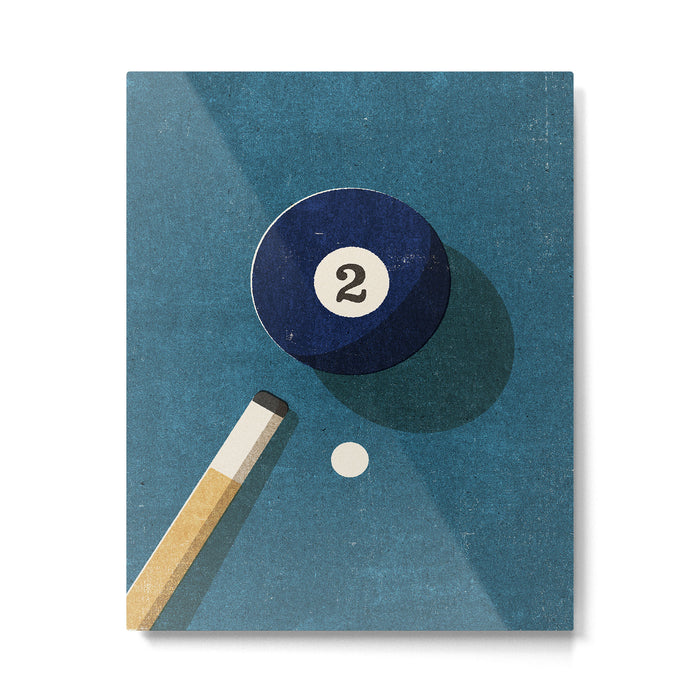 BILLIARDS / Ball 2 Metal Print Gallery Image 1