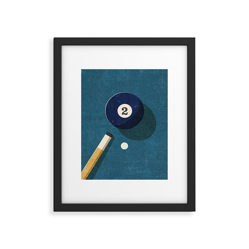BILLIARDS / Ball 2 Framed Art Print Gallery Image 5